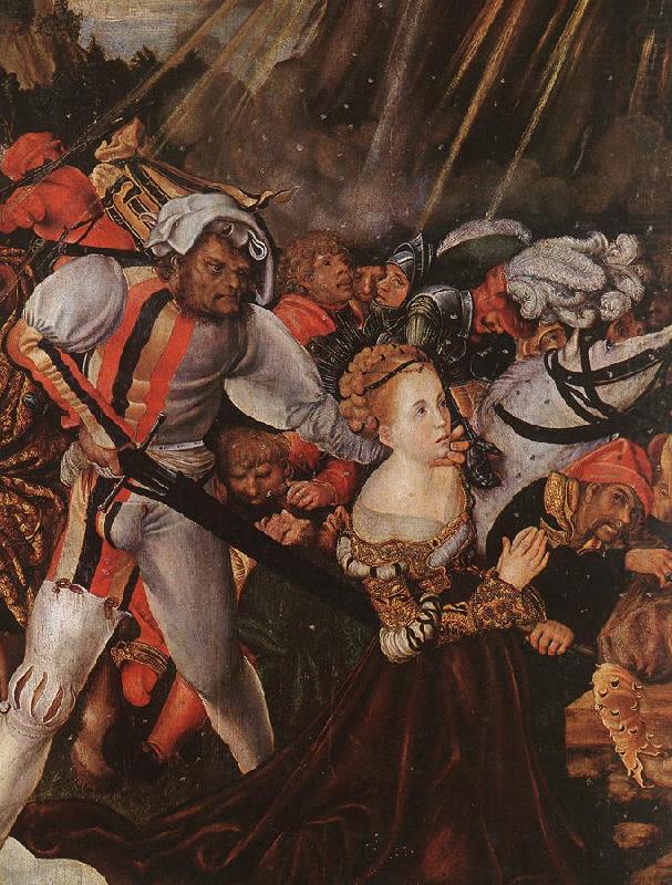 The Martyrdom of St Catherine (detail) sdf, CRANACH, Lucas the Elder